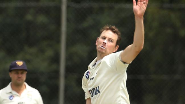 More wickets: Oakleigh star Michael Splatt.