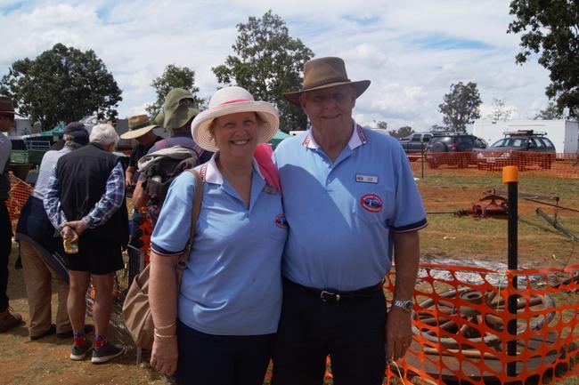 Alan and Janice Dorber from the Bayside Vehicle Restorers Club at Queensland Heritage Rally hosted by Kingaroy and District Vintage Machinery Club Inc