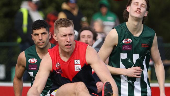 Shaun McKernan in action for Tullamarine.Photo: Hamish Blair