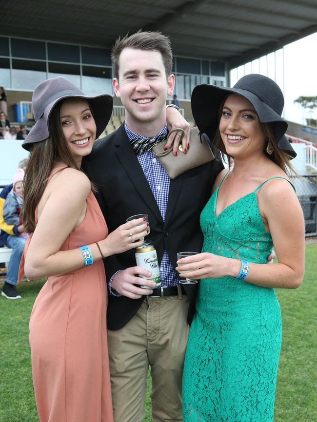 Kelly Brussow, Liam Betson and Sophie Heywood. Picture: Glenn Ferguson