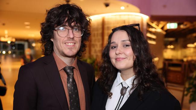 Dane McCusker and Jessica Murphy at the Screen Forever SPA Awards at The Star Gold Coast for Gold Coast at Large. Picture, Portia Large.
