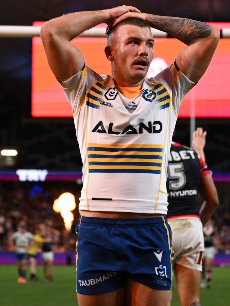 Parramatta hooker Brendan Hands. Picture: NRL Imagery