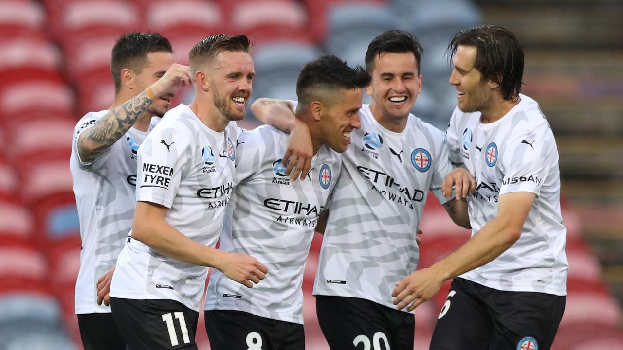Melbourne City puts Newcastle to the sword.