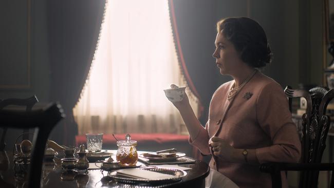 Olivia Coleman stars in The Crown as Queen Elizabeth II. Picture: Netflix