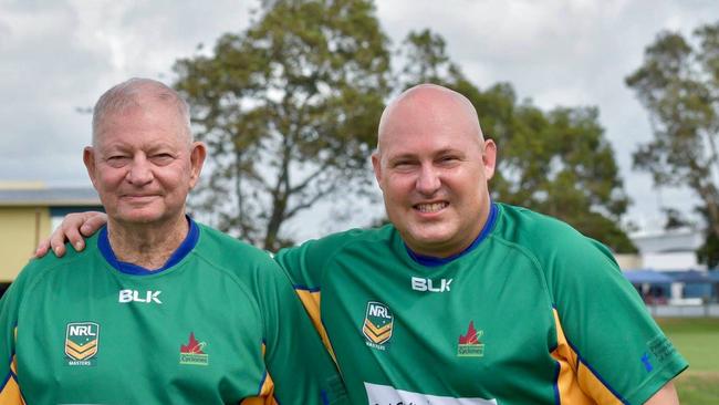 Past and present Members for Mulgrave, Warren Pitt (left) and son Curtis Pitt of Gordonvale.