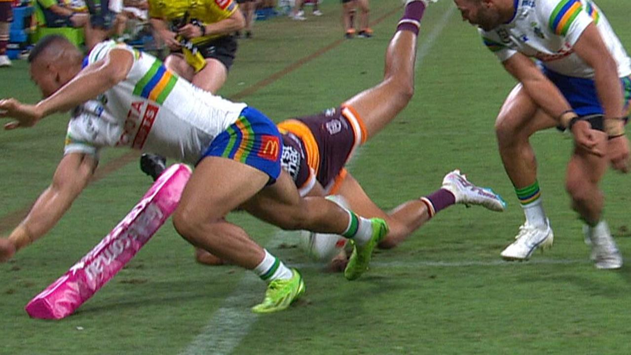 Canberra Raiders vs Brisbane Broncos, rugby league, Jarrod Croker, Joe