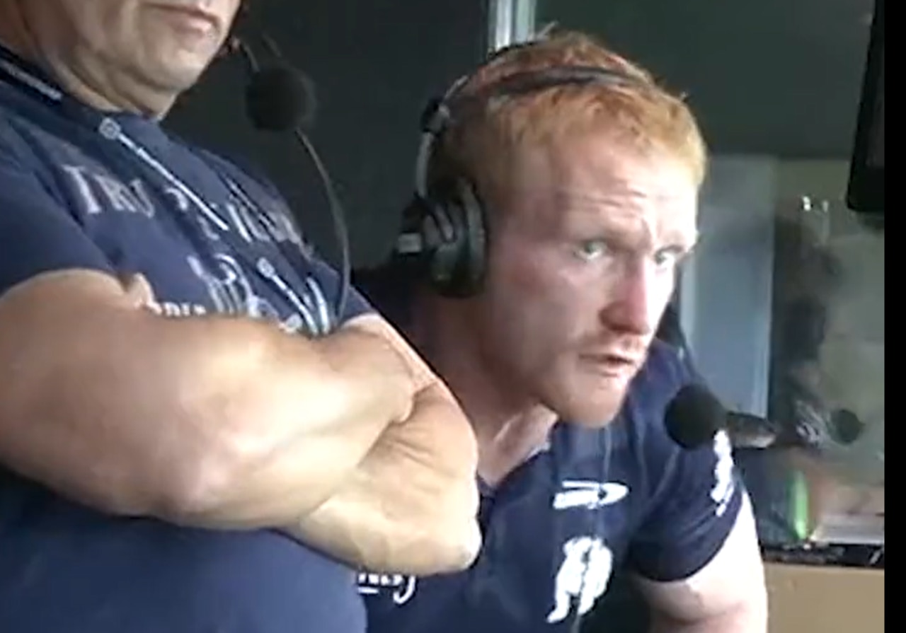 James Graham was fuming. Photo: Triple M Twitter