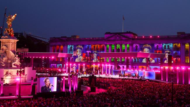 Duran Duran perform during the Platinum Party At The Palace. Picture: Getty