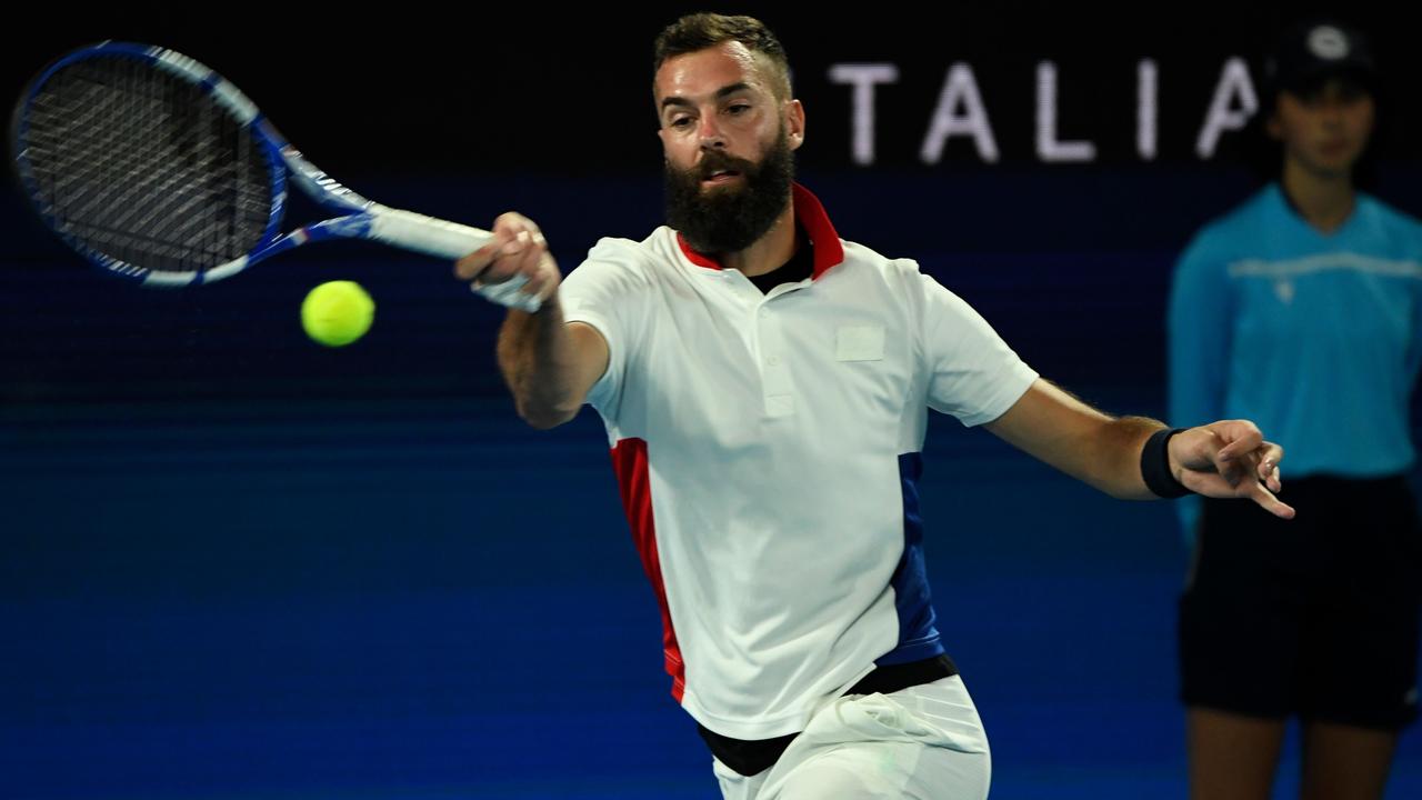 France's Benoit Paire has tested positive to Covid again.. (Photo by Paul CROCK / AFP)