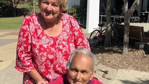 Former Chinderah resident Pat Meagher with his sister Leonie Eglington - the family is seeking an investigation of alleged elder abuse by health staffers.