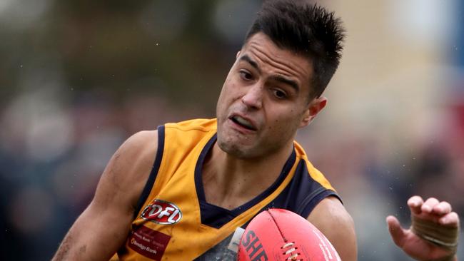 Athan Tsialtas bagged four goals for Strathmore on Anzac Day. Picture: Mark Dadswell