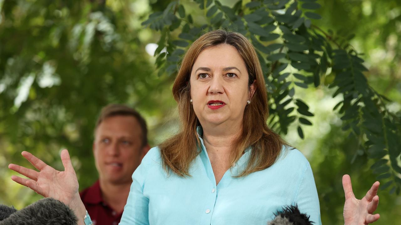 The Greens say Premier Annastacia Palaszczuk has been hypocritical in her acknowledgment of climate change as a factor in the recent flooding. Picture: Liam Kidston