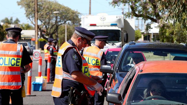 SAPOL random driver testing on Military Road in Taperoo.