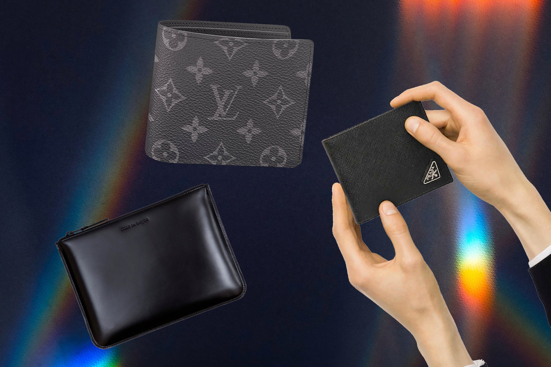 Slender Wallet Monogram Eclipse - Men - Small Leather Goods