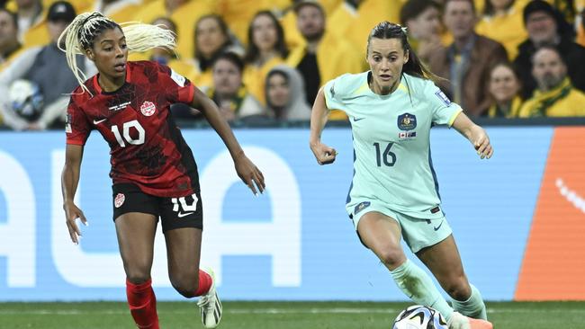 The Matildas and Canada clashed twice last year. Picture: Mark Avellino/Anadolu Agency via Getty Images