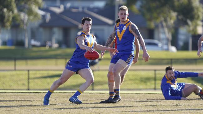 SFNL Division 1 football: Cranbourne v Cheltenham. Luca Bellinvia - Cranbourne Eagles.  Picture: Valeriu Campan