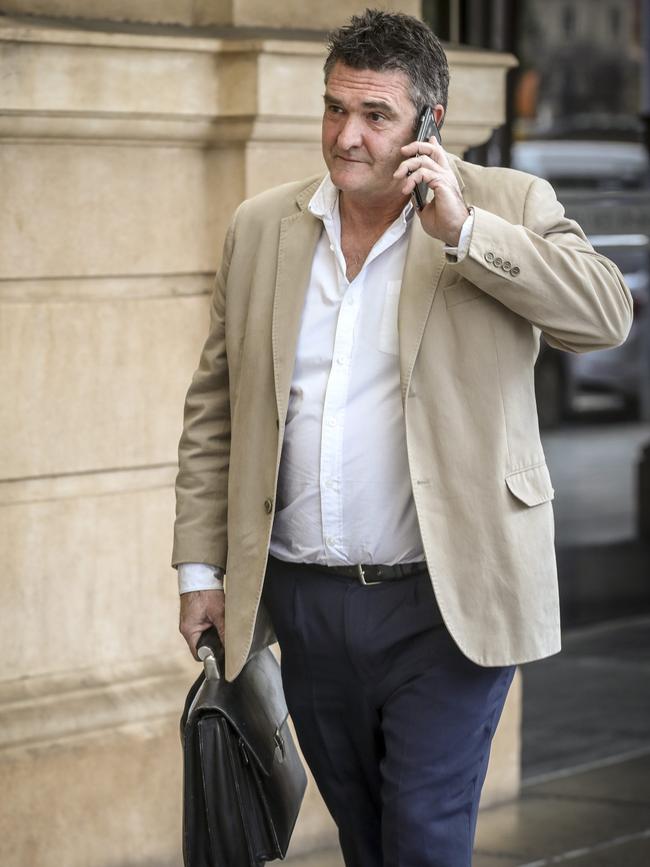 Stephen Marks outside court. Picture: AAP / Mike Burton