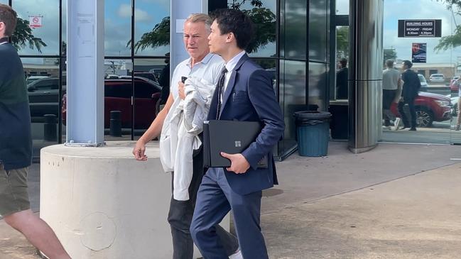 Clinton Wade Andela (left) at Southport Magistrates Court on Friday, August 16. Picture: Charlton Hart