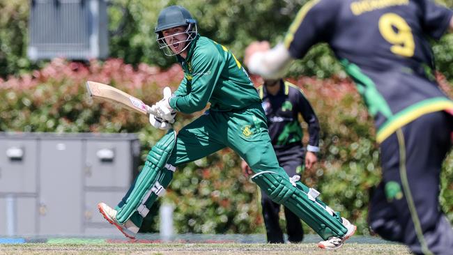 Jarrod Martignago in action for Spotswood. Picture: George Salpigtidis