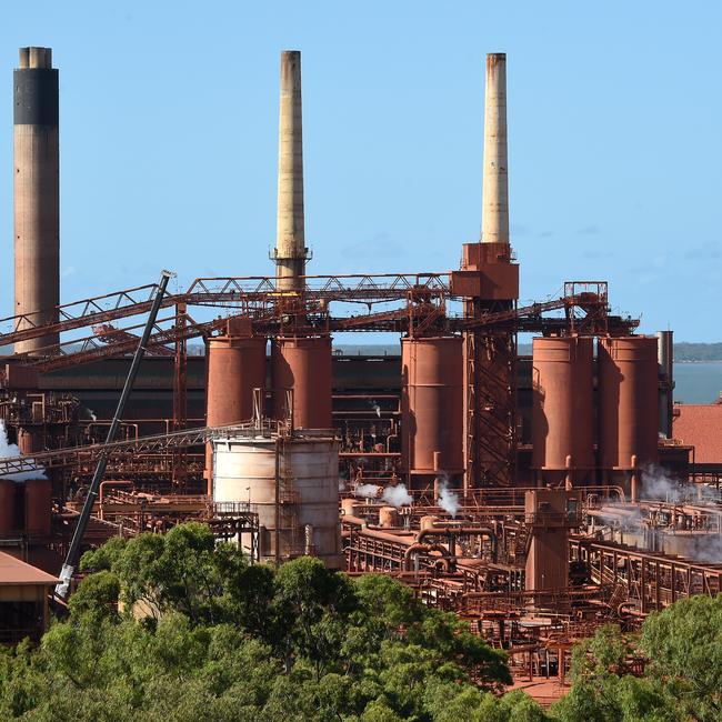 Queensland Alumina Limited (QAL) is one of the largest alumina refineries by alumina production capacity in the world. Picture: Dan Peled