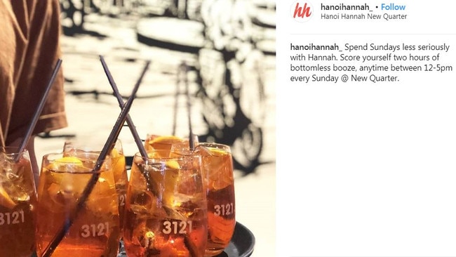 Hanoi Hannah hosts bottomless Sunday brunch days.