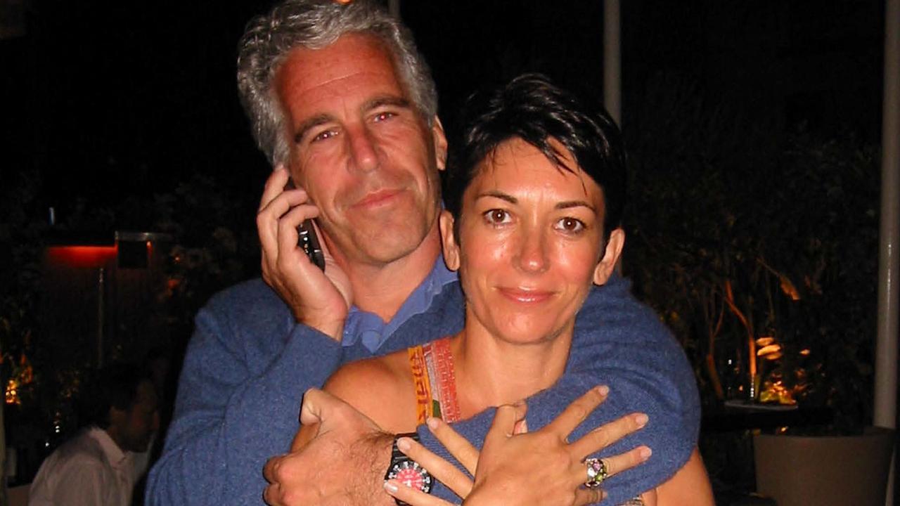 British socialite Ghislaine Maxwell and US financier Jeffrey Epstein. Picture: Handout / US District Court for the Southern District of New York / AFP