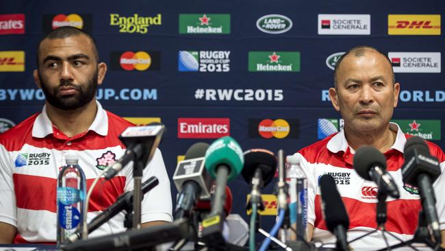 Eddie Jones and Michael Leitch prove sometimes it’s good *not* to talk.