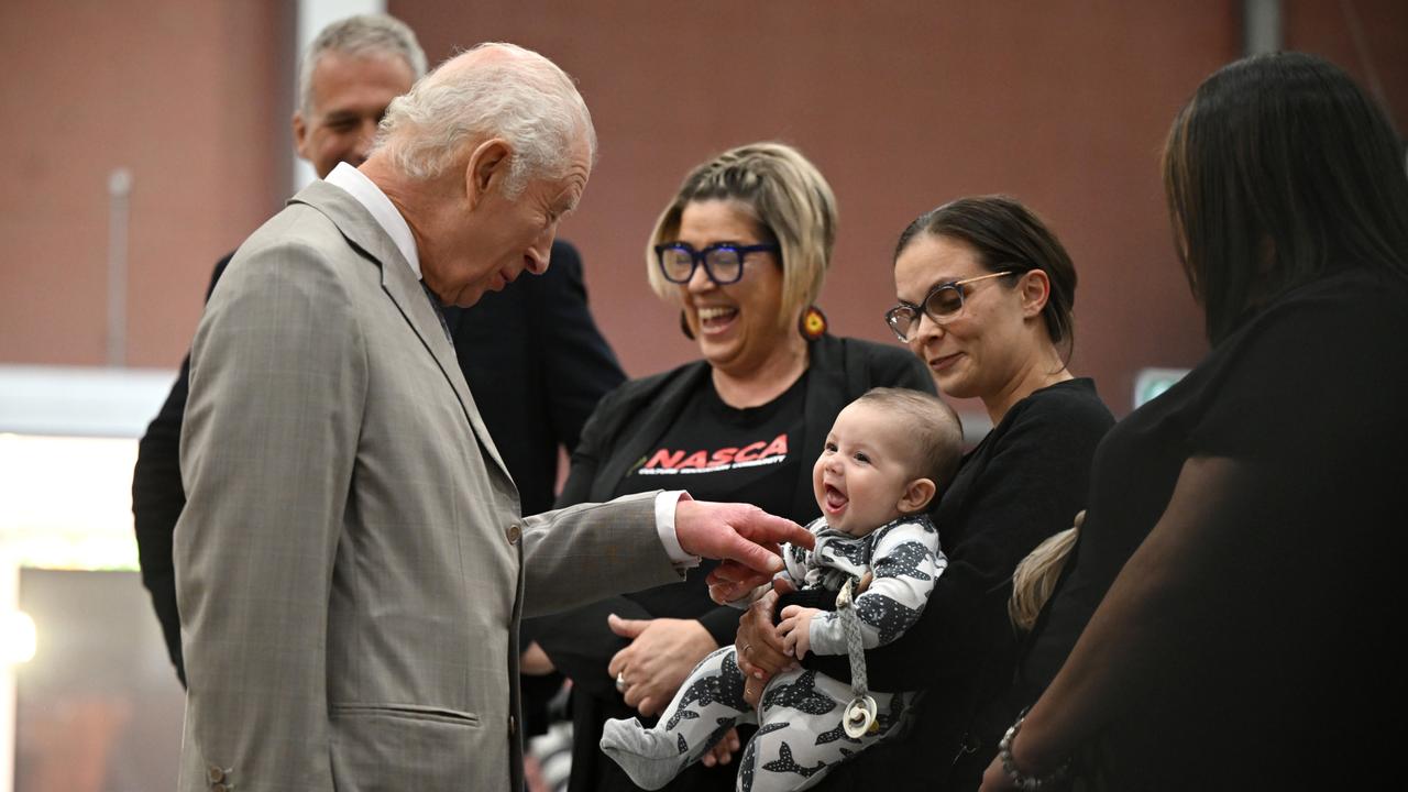 King Charles III visits the National Centre of Indigenous Excellence. Photo by Victoria Jones - Pool/Getty Images