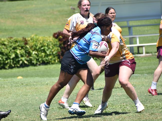 CQ Capras under-19 women’s trials at Rugby Park, Rockhampton, on November 26, 2022.