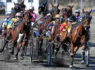 Close racing is regularly the order of the day at Marburg meetings. Picture: Rob Williams