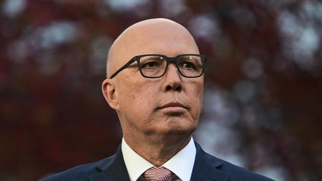 Opposition leader Peter Dutton. Picture: NCA NewsWire / Martin Ollman