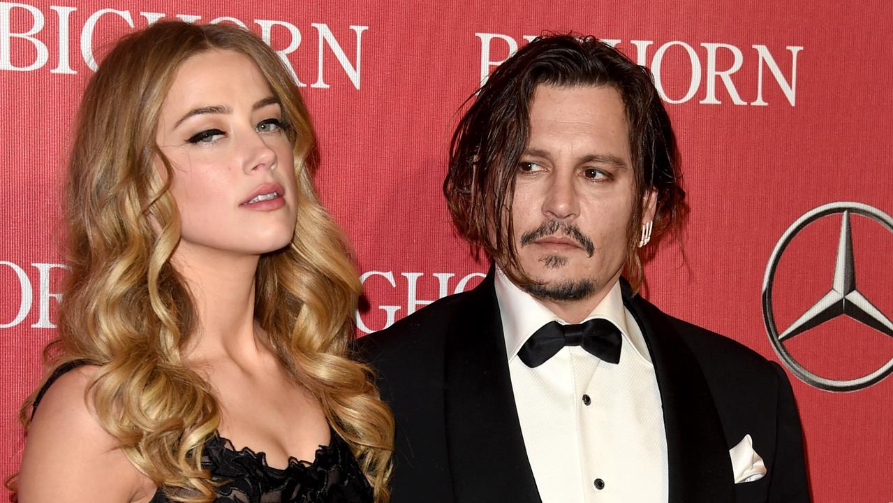 Amber Heard and Johnny Depp’s acrimonious split played out in the tabloids. Picture: Jason Merritt/Getty Images for PSIFF 