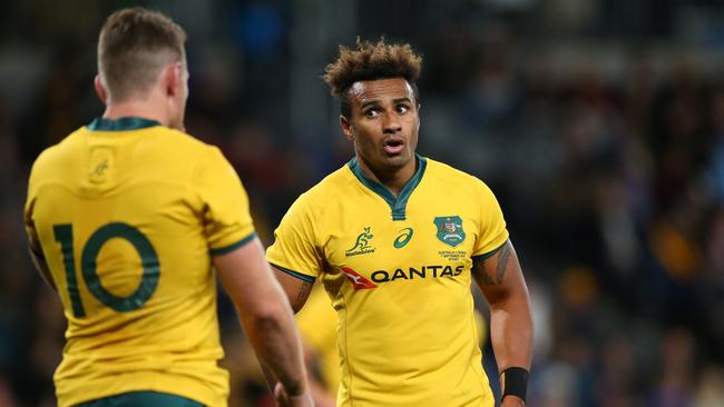 Will Genia and Bernard Foley are set for the axe. Picture: Jason McCawley/Getty Images