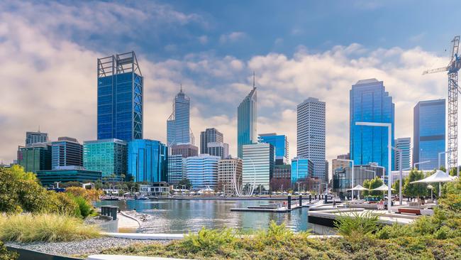 Perth’s population is surging on the back of strong overseas and interstate migration. Picture: iStock