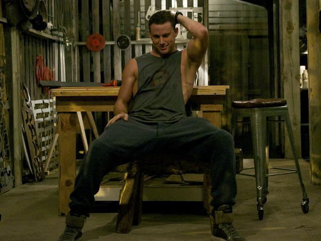 Channing Tatum in a scene from Magic Mike XXL.