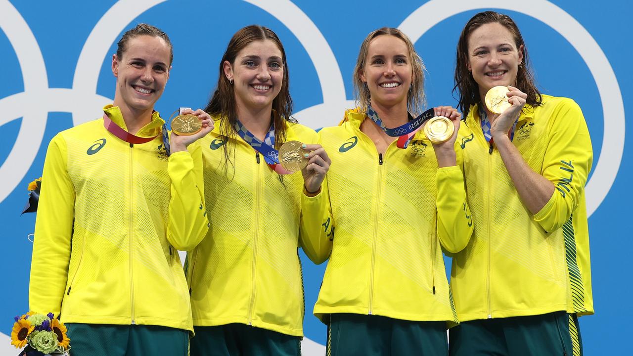 Tokyo Olympics 2021 Swimming Results Medals Podium Photo Controversy Masks Off During Medal Presentations Rules