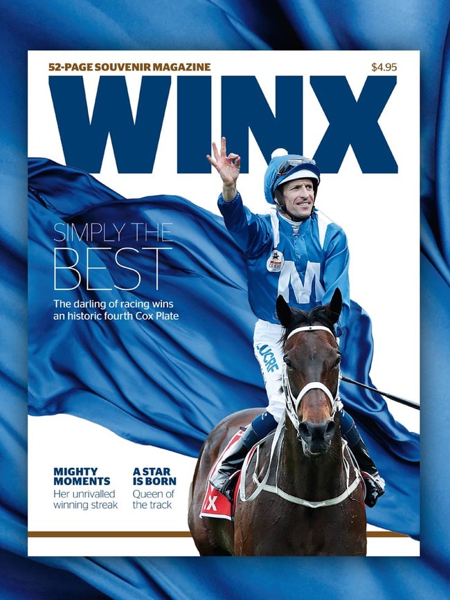 The cover of the Winx souvenir magazine.