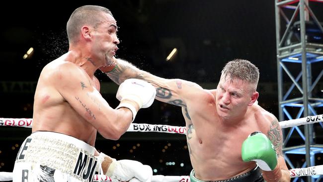 BOXING — ADELAIDE OVAL. Danny Green v Anthony Mundine. Picture Sarah Reed