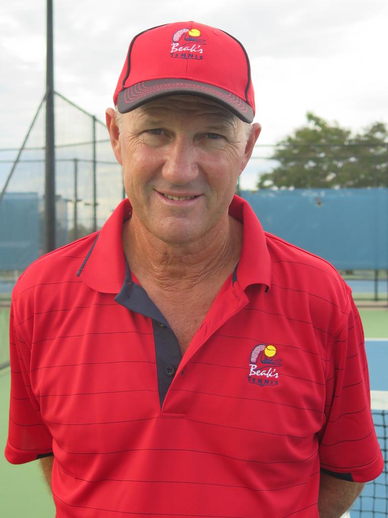 Tennis coach Robert Beak.