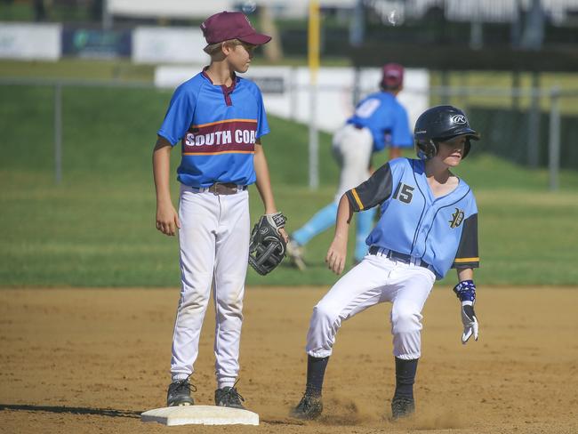 Met North V Sunshine Coast at the 12-14 years QLD School Sport 12-14 years Baseball Championships at Benowa. Picture: Glenn Campbell