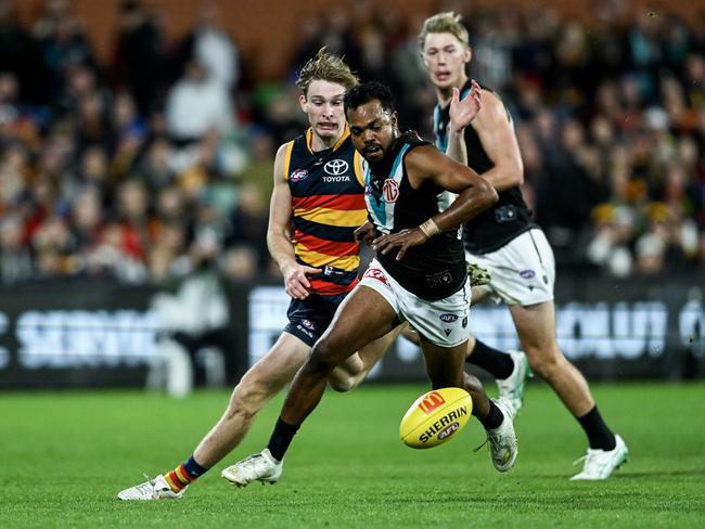 Will the Crows continue their stranglehold over the Power in Showdowns later this season? Picture: Mark Brake/Getty Images.