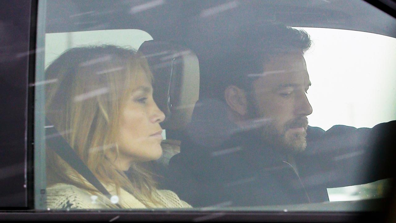 Nope, this photo is not from 2003 - it’s J Lo and Ben Affleck heading on a romantic getaway just days ago. Picture: BACKGRID