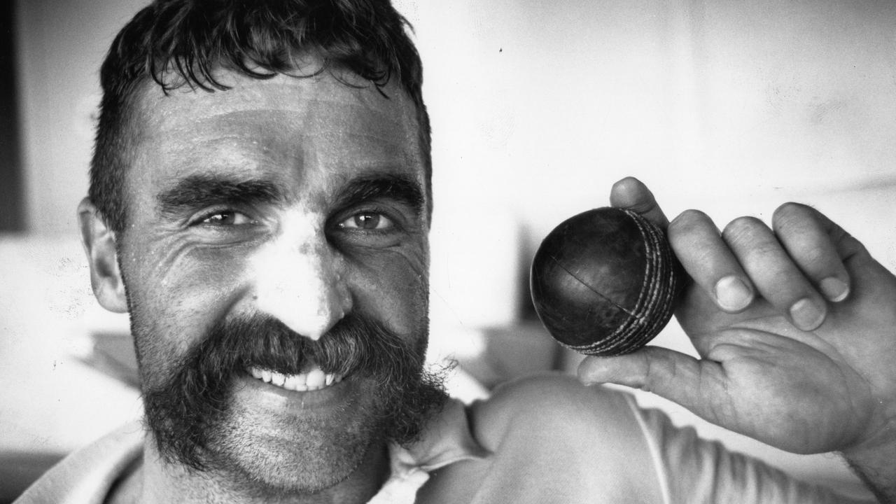 Merv Hughes and his moustache are now in the Hall of Fame