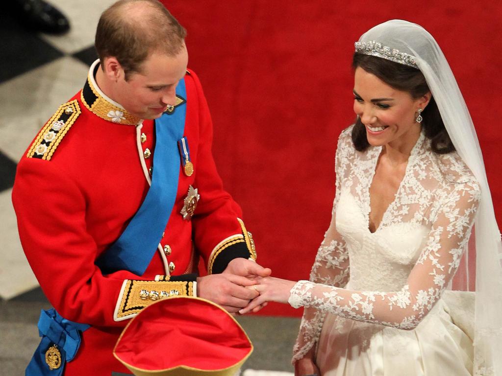 It was the wedding we feared wouldn’t happen. William broke up with Kate in 2007, later saying he’d needed “a bit of space”, but within a matter of months they were back together with an understanding that they would eventually wed. “Waity Katie”, as she was dubbed, finally got a ring on her finger – Princess Diana’s engagement ring – at the end of 2010, and the big day was set for April 29, 2011. William says the Queen gave him some important advice as they prepared for the big day, telling him to dump the initial guest list prepared by officials because there was no one on it that he or his bride-to-be knew. “She went, ‘Get rid of it’,” he said. “‘Start from your friends and then we’ll add those we need to in due course. It’s your day.’” Picture: AFP