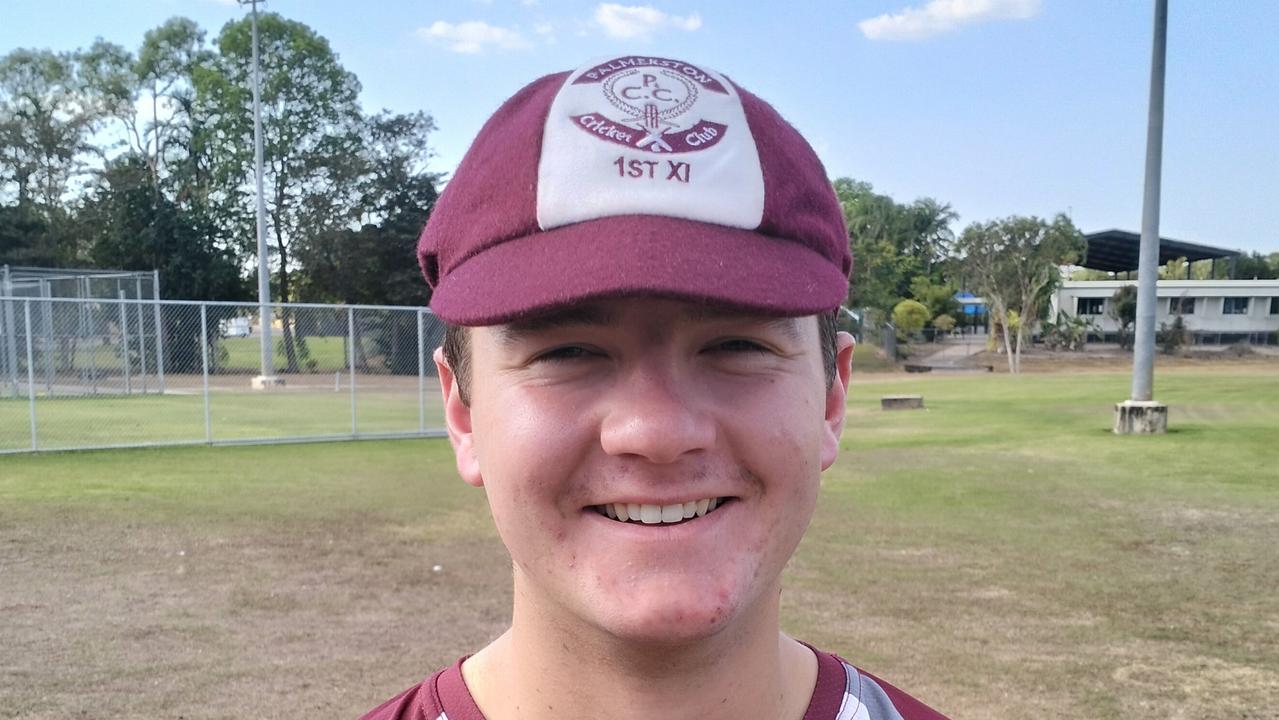 Palmerston's Tom McGann made 64 against Nightcliff in round 12 of Premier Grade. Picture: Ian Butterworth.