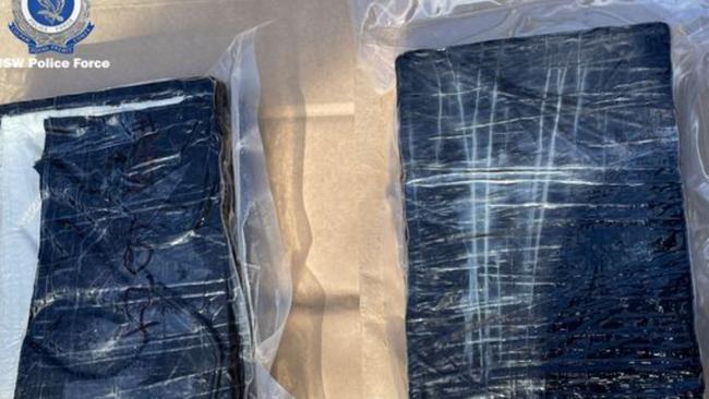 Police allege 6.7kg of cocaine was seized.