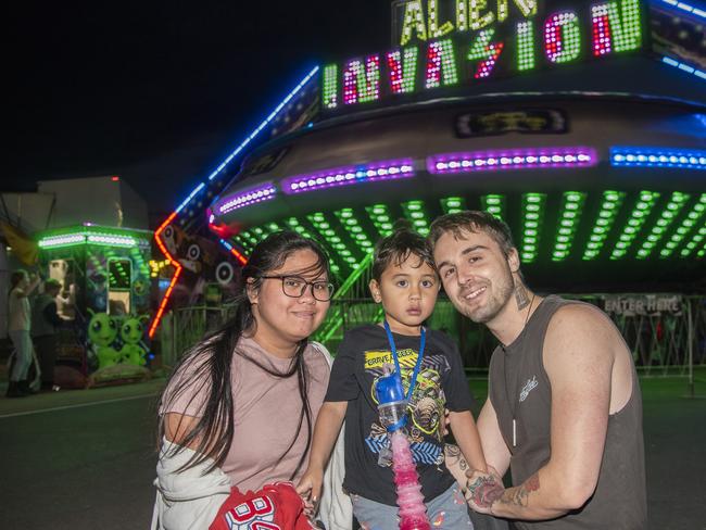 Ellie, Eli, and Will De Geu at the 2024 Swan Hill Show Picture: Noel Fisher.