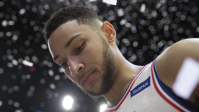 Ben Simmons is currently locked in his first playoff series.