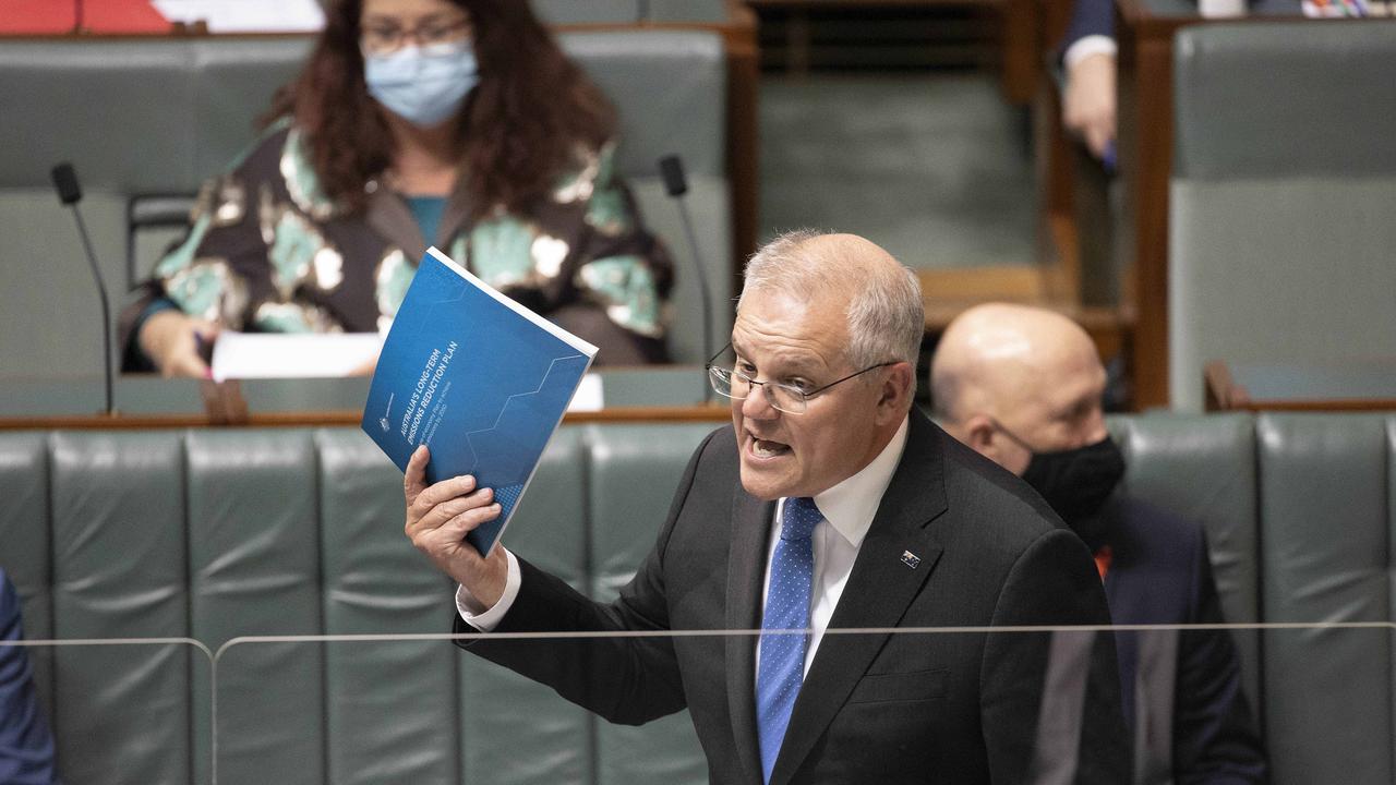 Scott Morrison has promised to be transparent with the modelling when it is finalised. Picture: NCA NewsWire / Gary Ramage