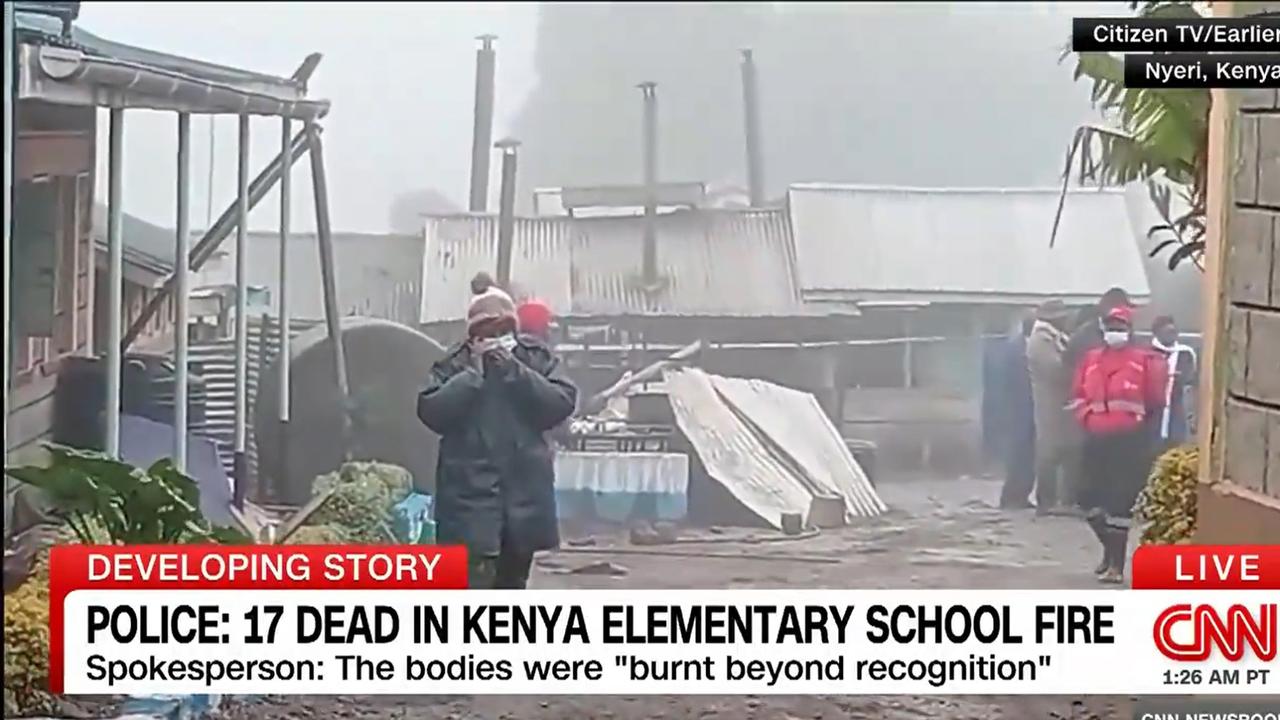 17 boys burned to death at school